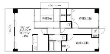 スカール道後の間取り画像