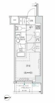 リライア吉野町Ⅱの間取り画像