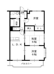 レジデンス豊岡の間取り画像