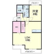 スカイシャトウ城山IIの間取り画像