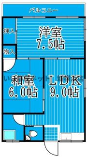 ユーカリハイツの間取り画像