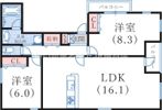 リフュージュ本山の間取り画像