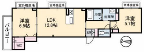 シャーメゾンクオーレの間取り画像