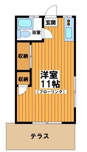 海野ハイツの間取り画像