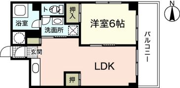 ライブオーク幟町の間取り画像