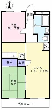メゾンドオオサワの間取り画像