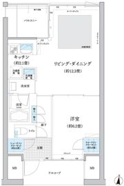 ガーデニエール砧 WESTの間取り画像