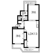 シエラ光が丘B棟の間取り画像