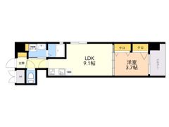 Modern Palazzo 姪浜Northの間取り画像