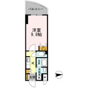 カスタリア新梅田の間取り画像