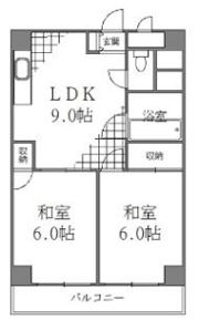 グランドール佐久間の間取り画像