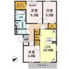 アムール中井の間取り画像