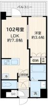 アルカンシエル新宿大京町の間取り画像