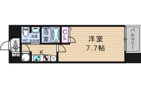 レジュールアッシュ南堀江の間取り画像