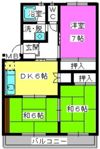 グランデール銭通の間取り画像