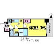 エスリード京橋グランツの間取り画像