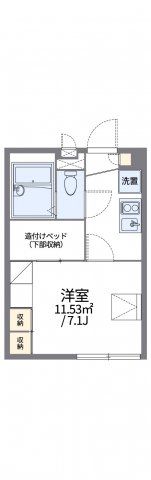 レオパレスシェル弐番館の間取り画像