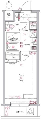 L-Flat入谷の間取り画像
