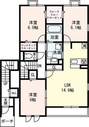 コスモパレスⅡの間取り画像