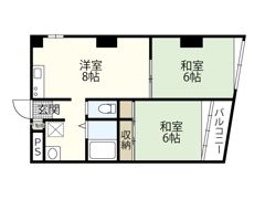 ロワールパレス2号館の間取り画像