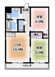 パルメイト山本の間取り画像