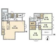 大泉学園町戸建の間取り画像