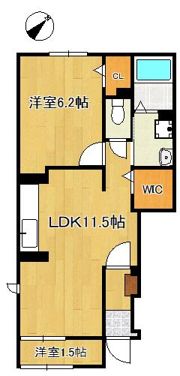 アカンサス宗像IIIの間取り画像