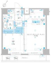 GENOVIA浅草Ⅲgreen veilの間取り画像