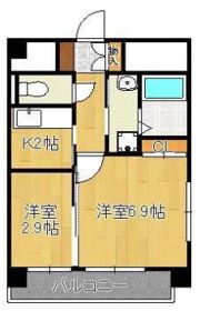 アベニュー黒崎の間取り画像