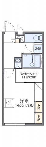 レオパレスエスポワールの間取り画像