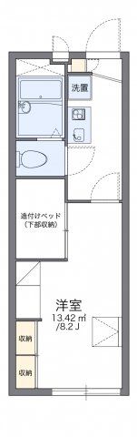 レオパレス西城の間取り画像
