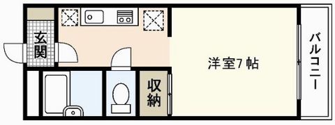 レゾンYASUDAの間取り画像