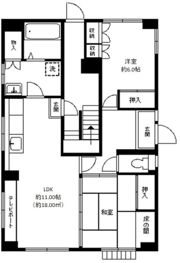 シャトー井上の間取り画像