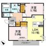 アンビエンテ ガーデン B棟の間取り画像