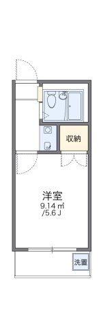 レオパレスブルーリバーの間取り画像