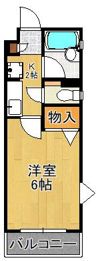 スターロワイヤル小波瀬の間取り画像