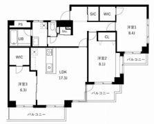 サンセゾンIの間取り画像