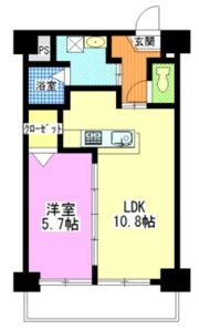 アリビオ高柳の間取り画像