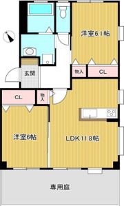 フォブール津森D棟の間取り画像