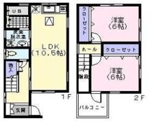 アバンテ根岸A棟の間取り画像