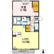 ベルパージュ B棟の間取り画像