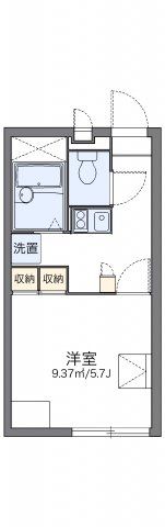 レオパレス陶器の間取り画像