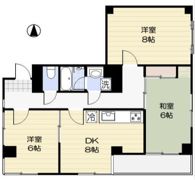 国分寺シティハイツの間取り画像