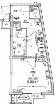 ディアレイシャス成増の間取り画像