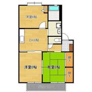 ハウストランキルB棟の間取り画像