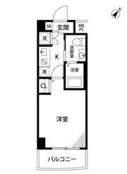クレアシオン目黒不動前の間取り画像