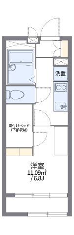 レオパレスステーションプラザⅡの間取り画像