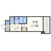 レジュールアッシュ難波MINAMIの間取り画像