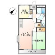 エクセレンス東野の間取り画像