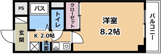第2コーポ朝倉の間取り画像